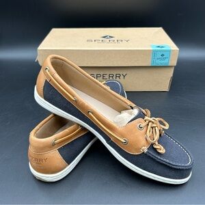 Sperry Firefish Canvas Boat Shoes 11M STS95467 w/ Box Excellent